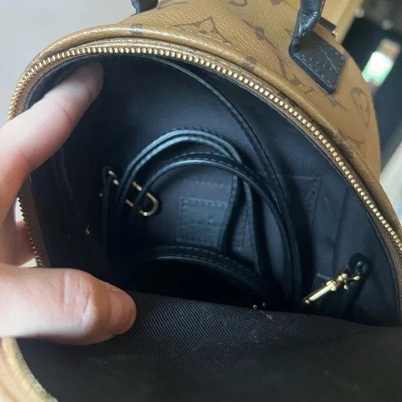 Louis Vuitton Palm Springs MINI backpack Reverse Monogram UPDATED ZIPPER DESIGN - Picture 6 of 8